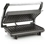 Tristar GR-2650 - Parrilla Eléctrica de Contacto Sandwich Grill, 700W, Placa Antiadherente, Tapa Flotante, para Paninis, Carne y Verduras, Color Negro